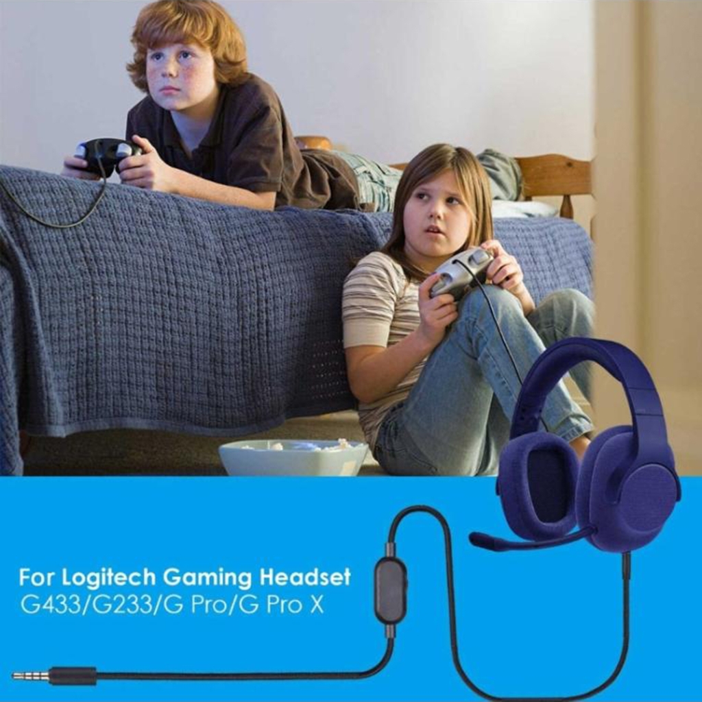 Convenient Replacement Cable for G433/G233 Gaming Headphones Volume Control Cord