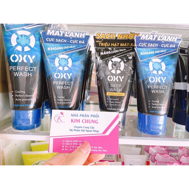 [Tuýp 100g] Sữa rửa mặt Oxy (Sạch nhờn sáng da/ngừa mụn)