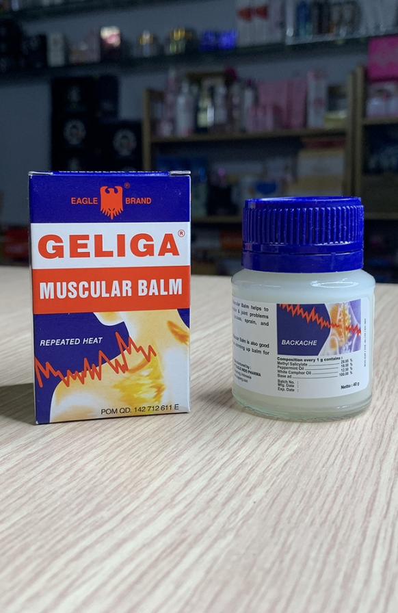DẦU CÙ LÀ LỬA GELIGA 40G INDONESIA