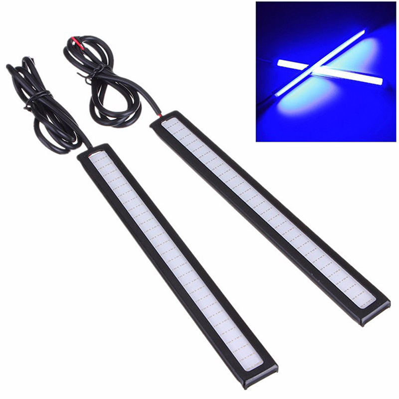 2PCS 170MM A Variety Of Colours DRL LED Strip Lights For Car,COB LED Hood Light