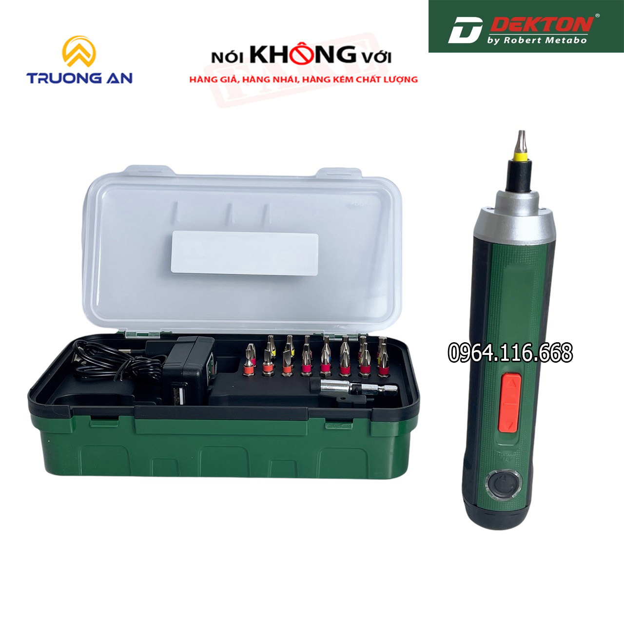 Máy bắt vít 4v cao cấp DEKTON Dk-CV0501