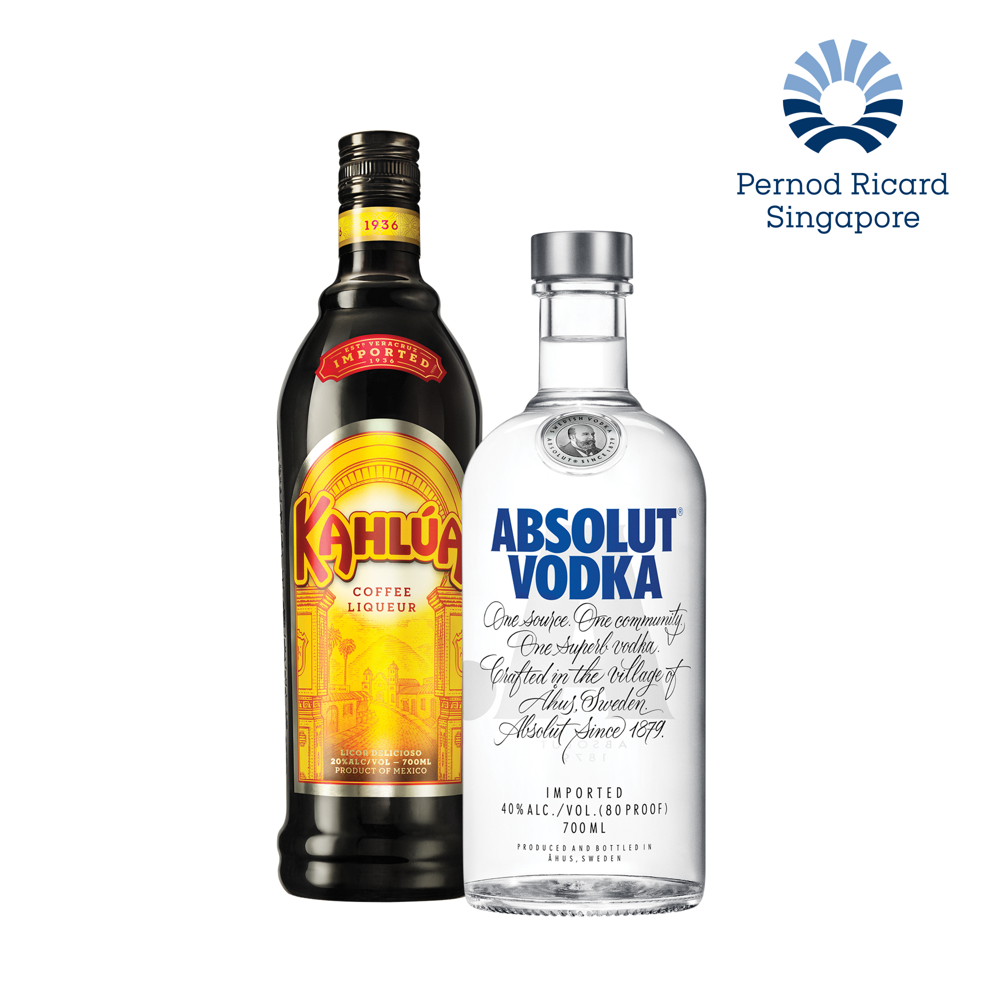 Cocktail Bundle Absolut Vodka Blue Original 700ml Kahlua Coffee Liqueur 700ml Lazada Singapore