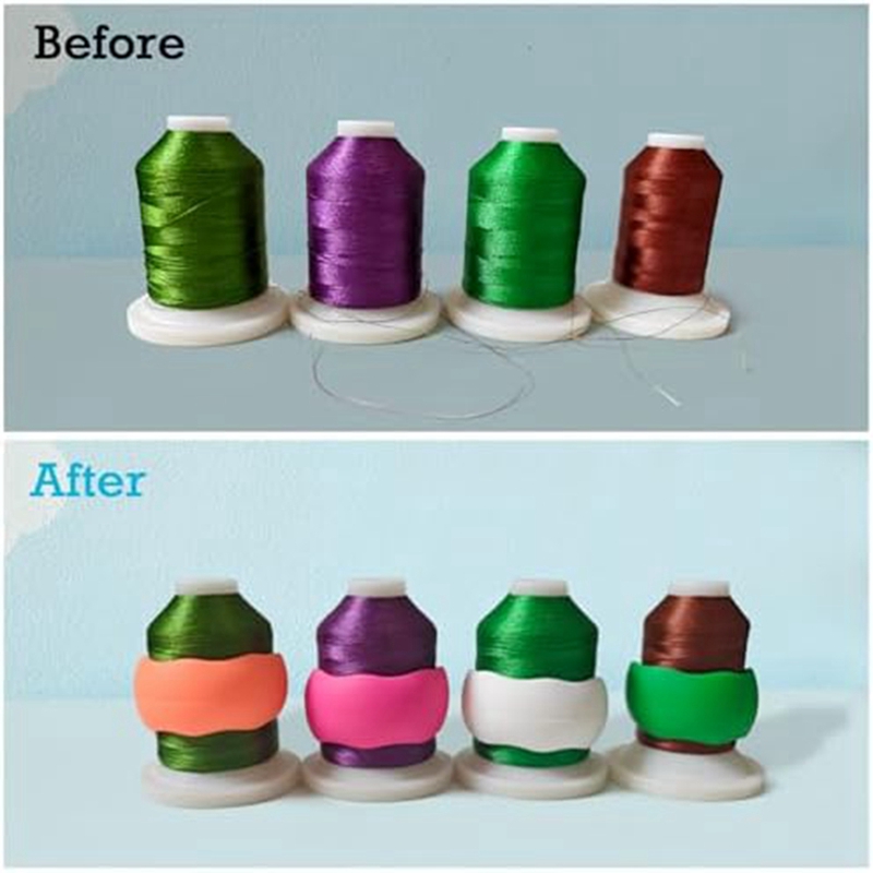 20Pcs Thread Holder/Spool Huggers Keep Thread Spool Neat&Organized for Sewing and Embroidery Machine Thread Spools Easy Install. 