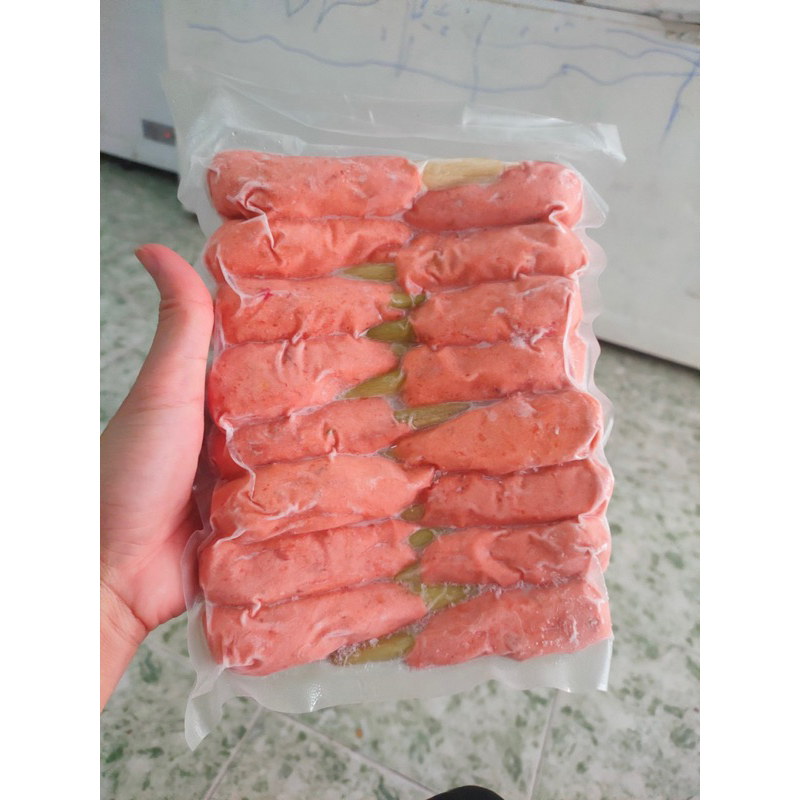 Chạo Cá quấn sả 16 cây 500g (giao tphcm)