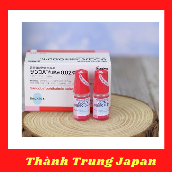 Nước nhỏ mắt SANCOBA 5ml Nhật Bản