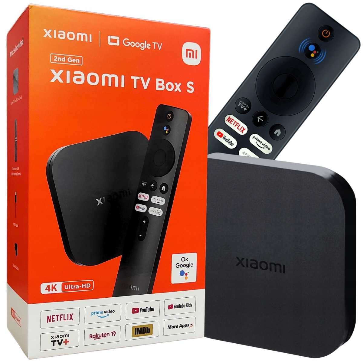 Original Global Version Xiaomi TV Box S 2nd Gen 4K Ultra HD 2G 8G WiFi  BT5.2 Google TV Cast Netflix Smart TV Box Media Player - AliExpress