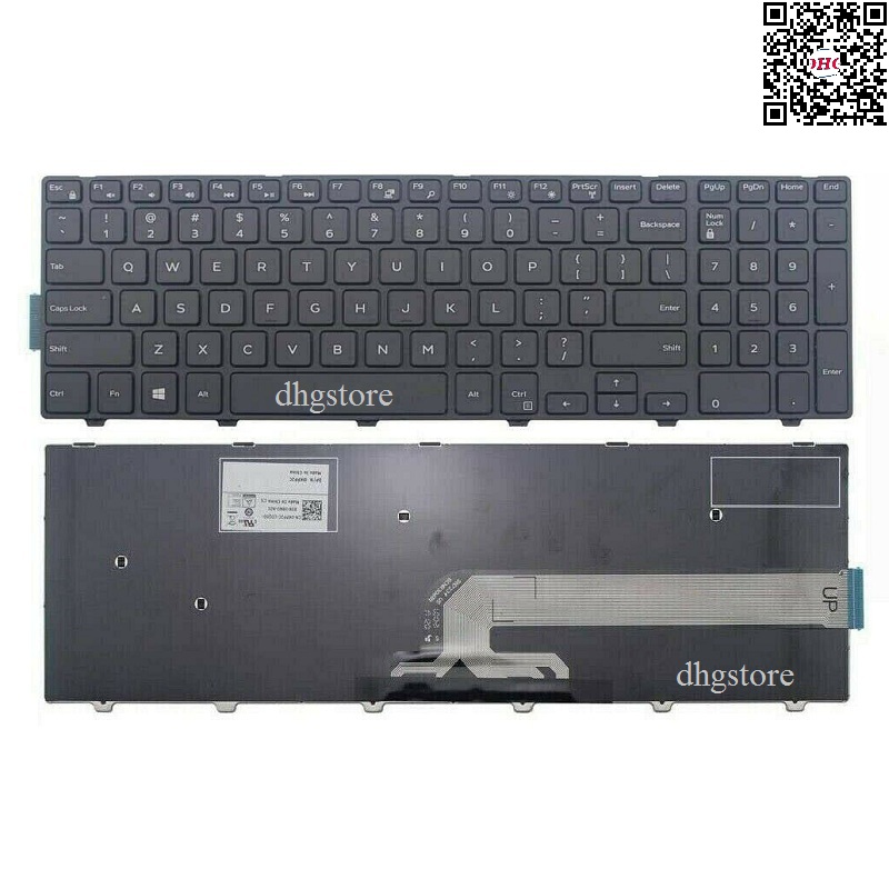 Laptop keyboard for dell inspiron 15-3000 3541 3542 3543 3547 3551 3552 3558 3559 3567 vostro 3546 3561 3562 3565 3568 none lamp