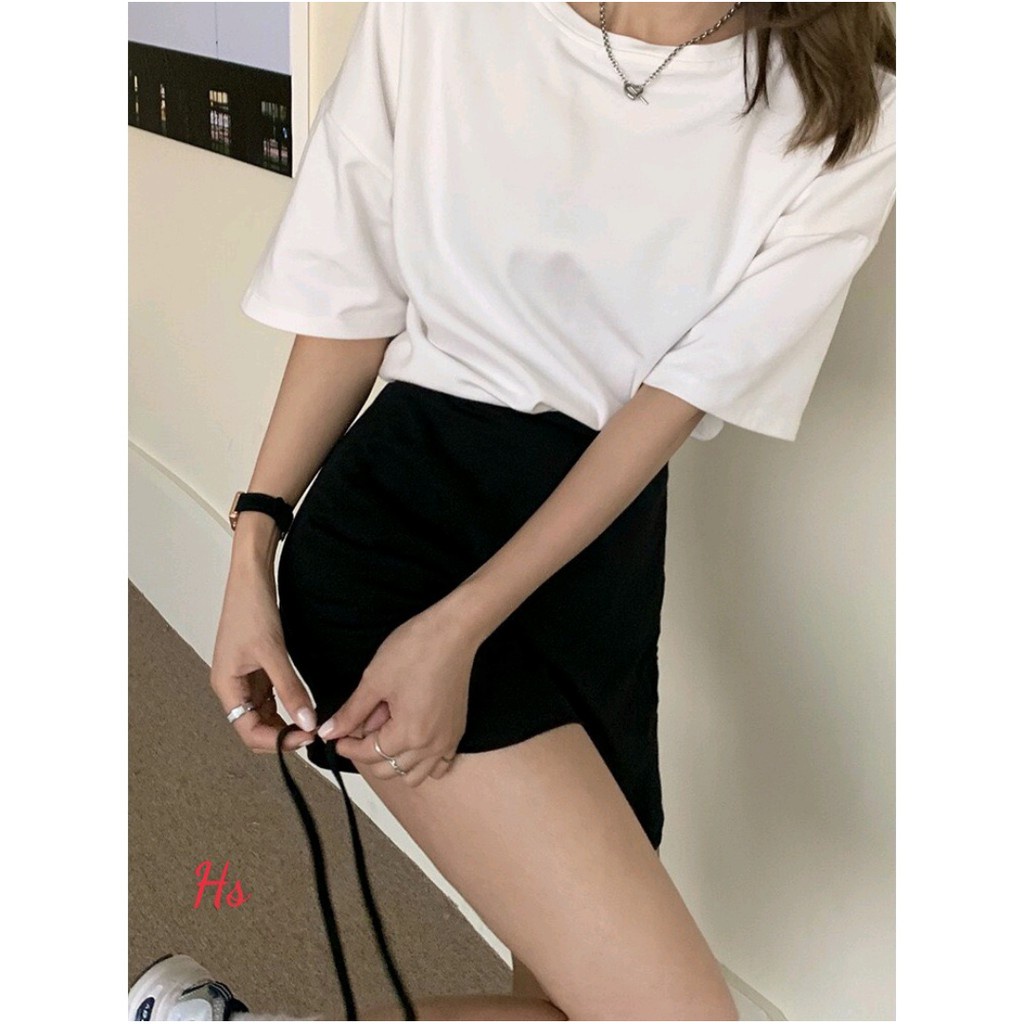 Quần short nâng mông rút dây nữ - Quần lưng cao nữ