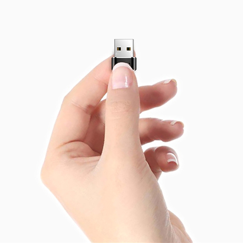 2 PACK Type-C female to USB male OTG adapter PD fast charge data cable to USB supports super fast charge NEW. 