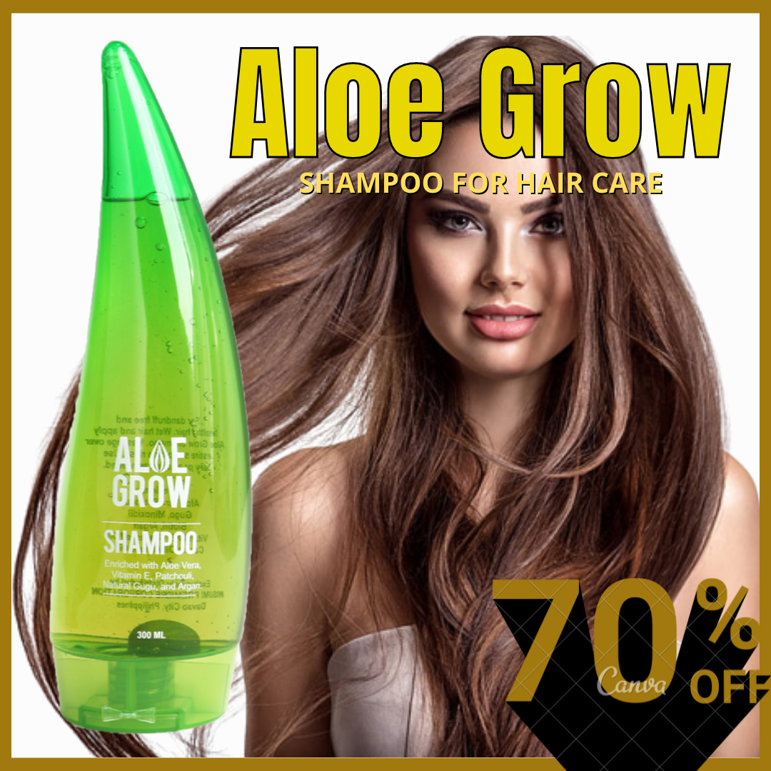 [ HIGH QUALITY ] Aloe Grow Hair Grower 100 Natural Hair Shampoo