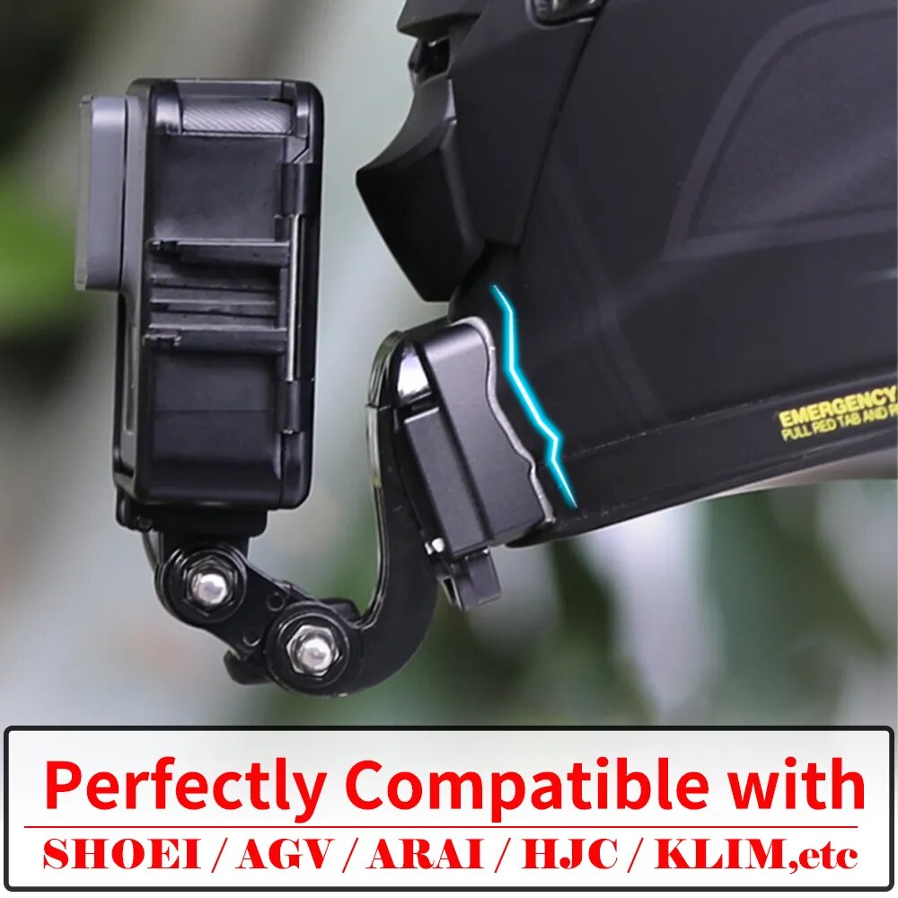 【Unity Mall】 Tuyu Premium Customized Motorcycle Helmet Aluminium Chin Mount For Camera For Shoei Agv