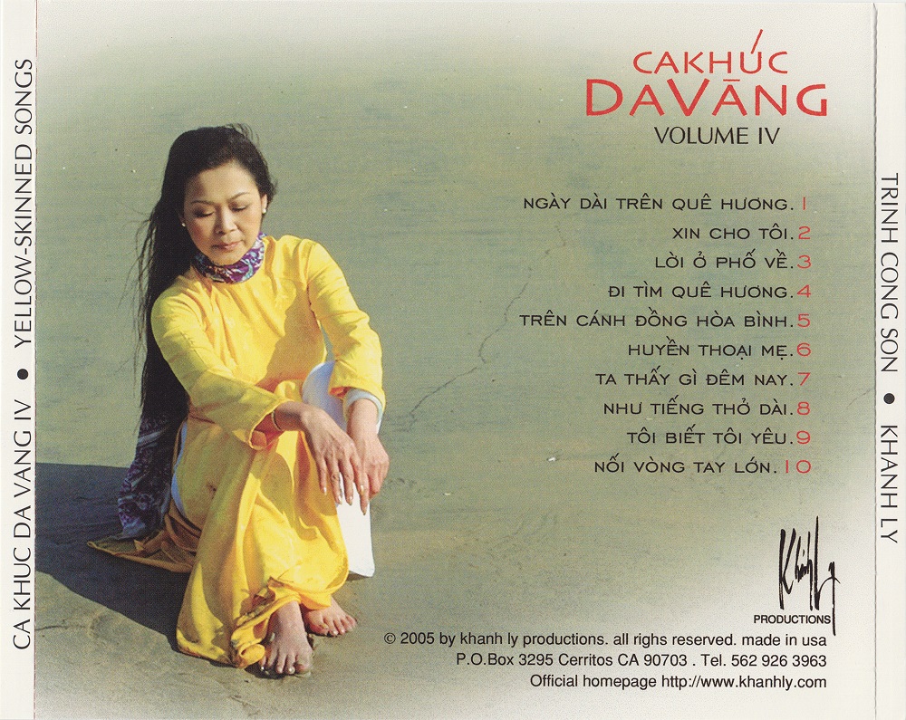 Bộ 4 cd ca khúc da vàng khánh ly