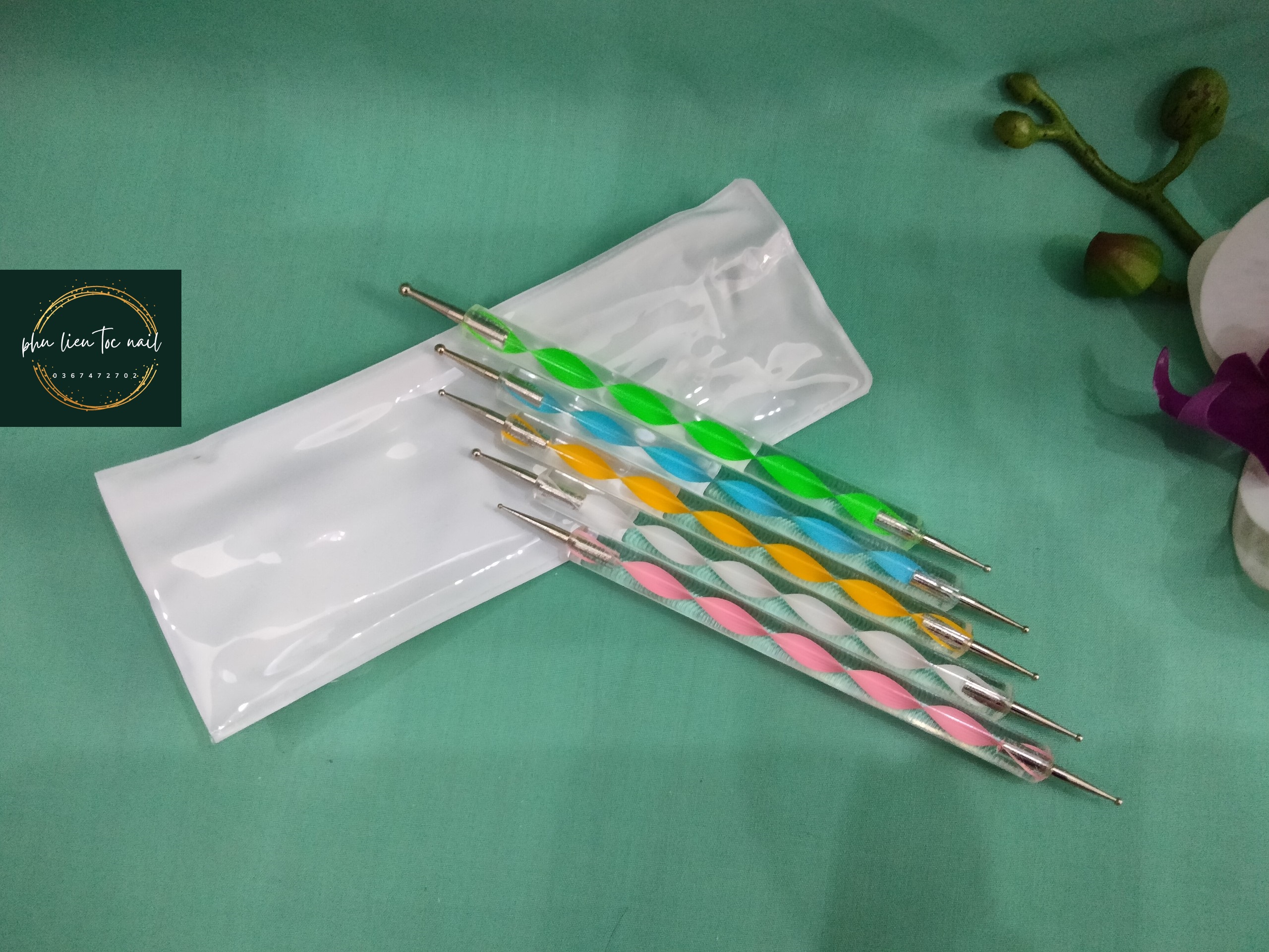 Bộ dụng cụ dùng để chấm bi móng - Trường Thọ, TĐ