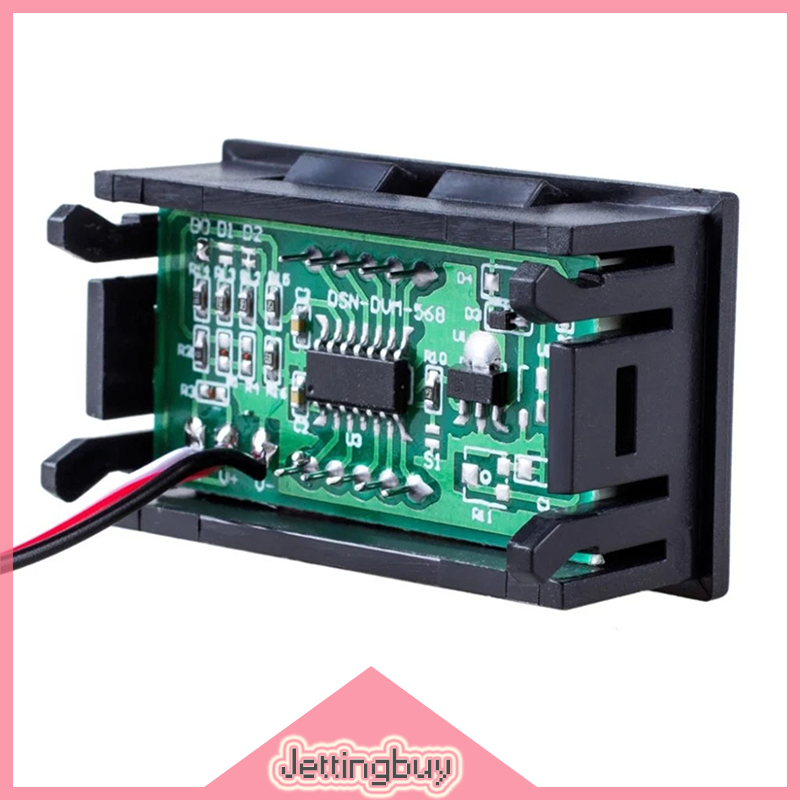 【Jettingbuy】 Flash Sale 0.56 in Digital Voltmeter Ammeter DC Panel Amp Volt Voltage Current Meter Tester