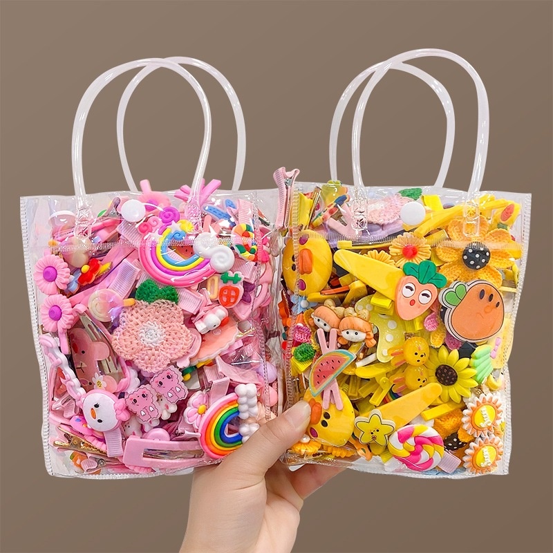 (14 Bộ) Kẹp Tóc Hình Trái Cây Dễ Thương Thời Trang Cho Bé Gái