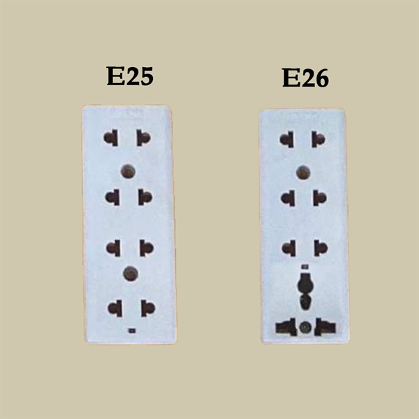 Ổ cắm 4 lỗ chống cháy Sopoka