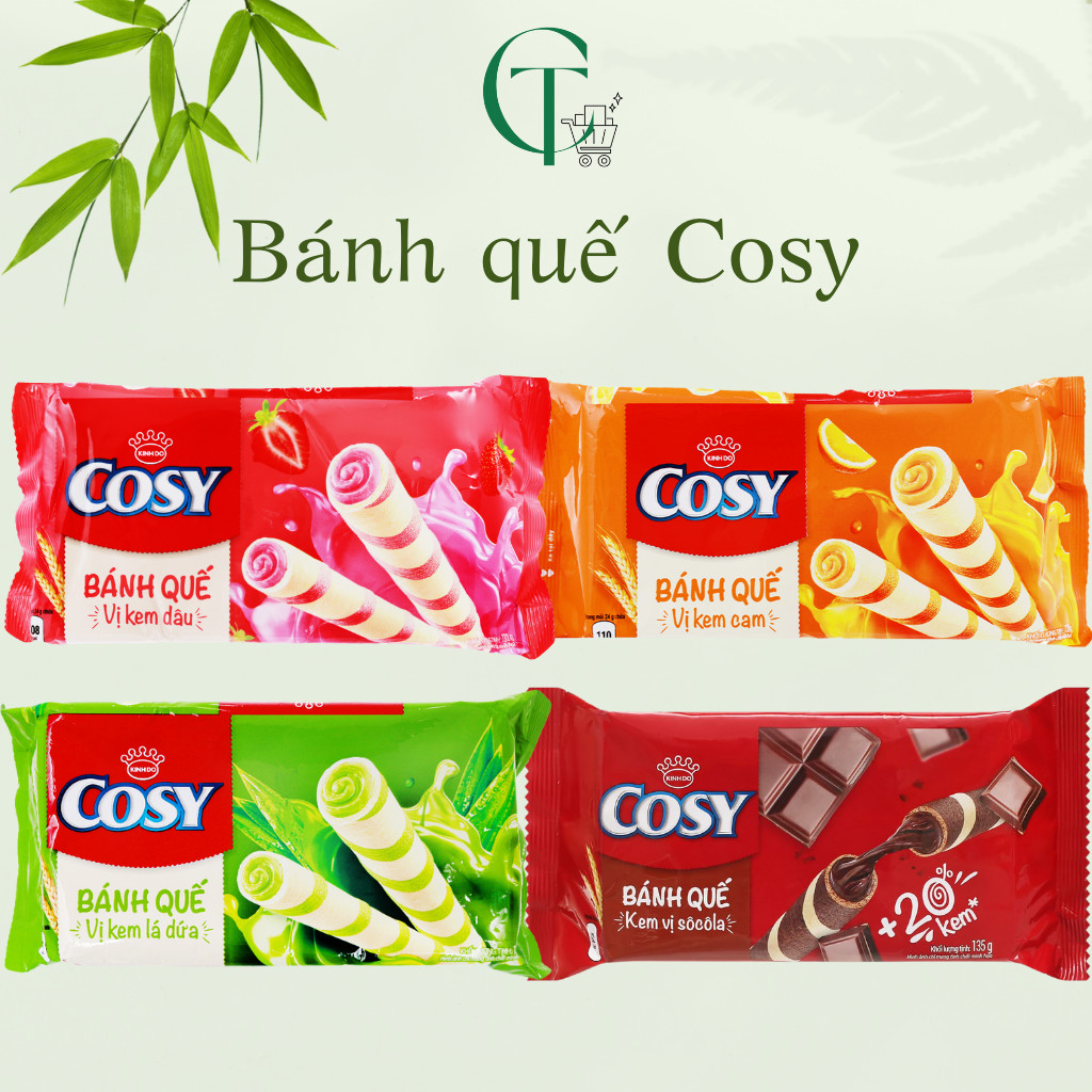 [HN] Bánh quế Cosy Kinh Đô đủ vị 117,6g (date mới nhất)