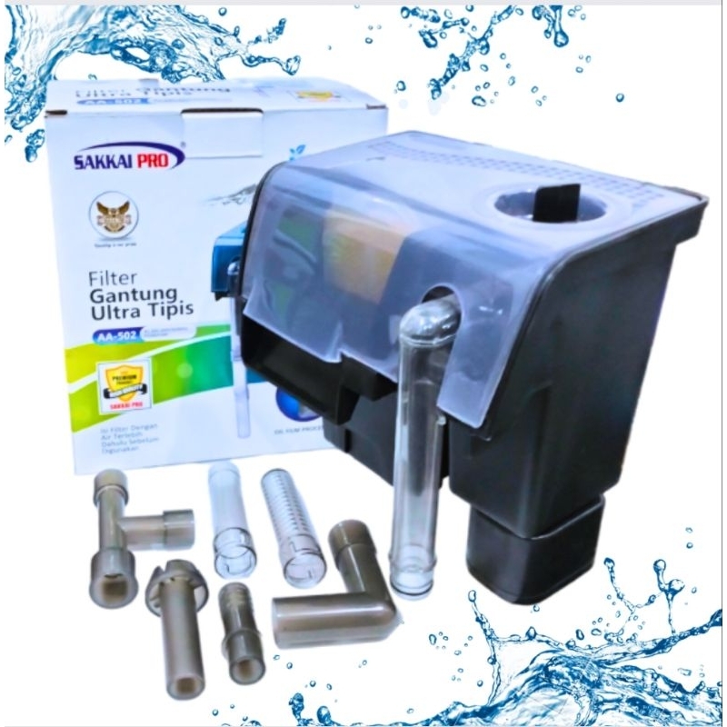 Pompa filter gantung aquarium SAKKAI PRO AA 502