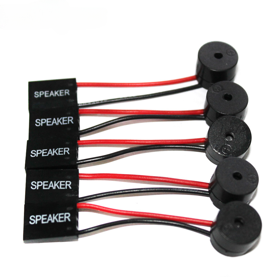 10-20PCS Mini Plug Speaker kit, Internal BIOS Computer Motherboard Mini Onboard Case Buzzer Board Beep Alarm for PC, Electronics, and DIY Projects