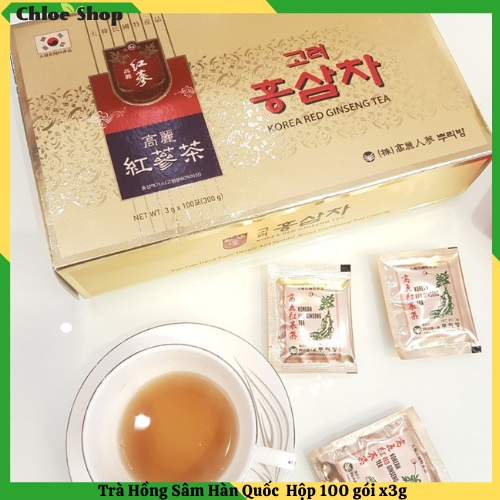 [Box of 100 Packs] Korean Red Ginseng Tea