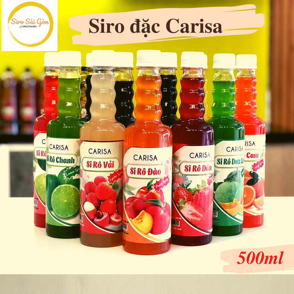 SIRO ĐÀO CARISA 500ML - Trà Đào Siêu Ngon