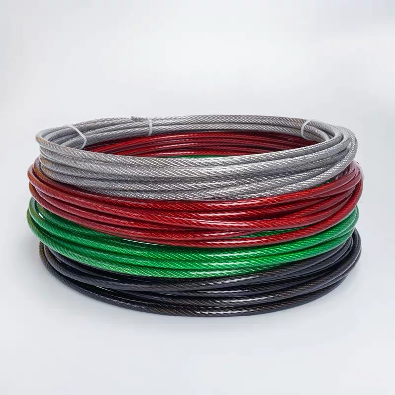 5m%20Green/red/black/transparent%20Color%20Pvc%20Plastic%20Coated%20Stainless%20Steel%20304%20Wire%20Rope%20Cable%201mm-6mm%20Diameter%20After%20Coating%20-%20Image%206