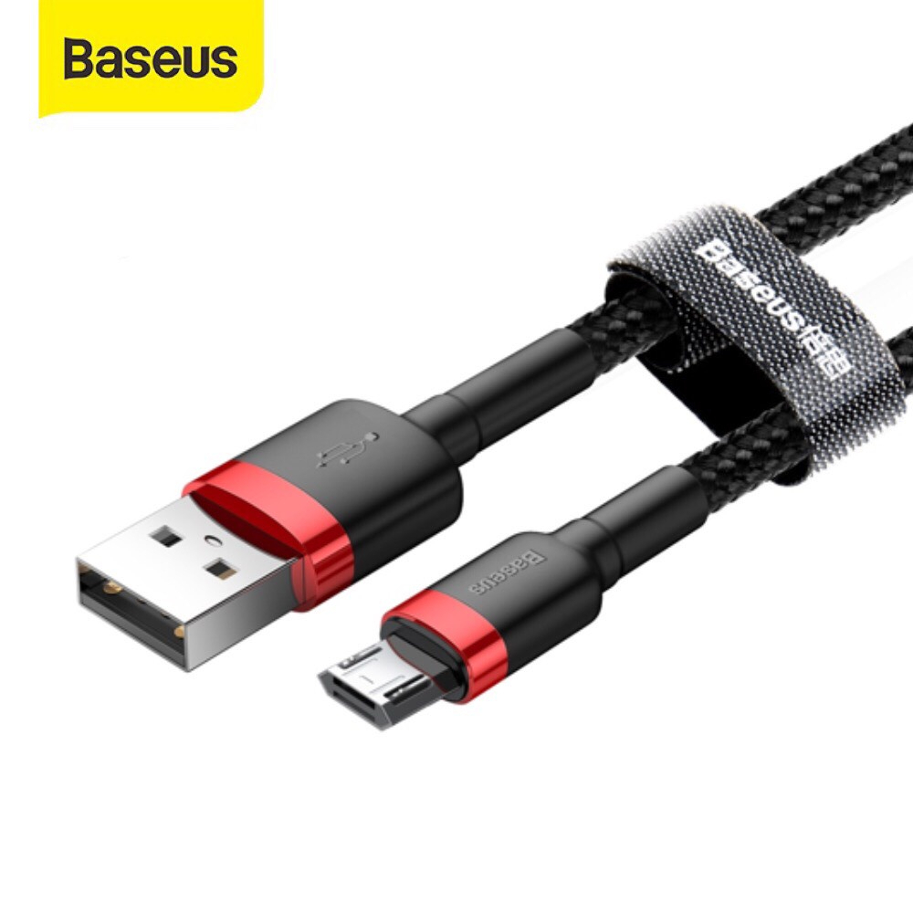 Dây sạc micro usb Baseus cafule máy andoird - Cáp bọc dù dài 1m 2m 3m ... baseusmall