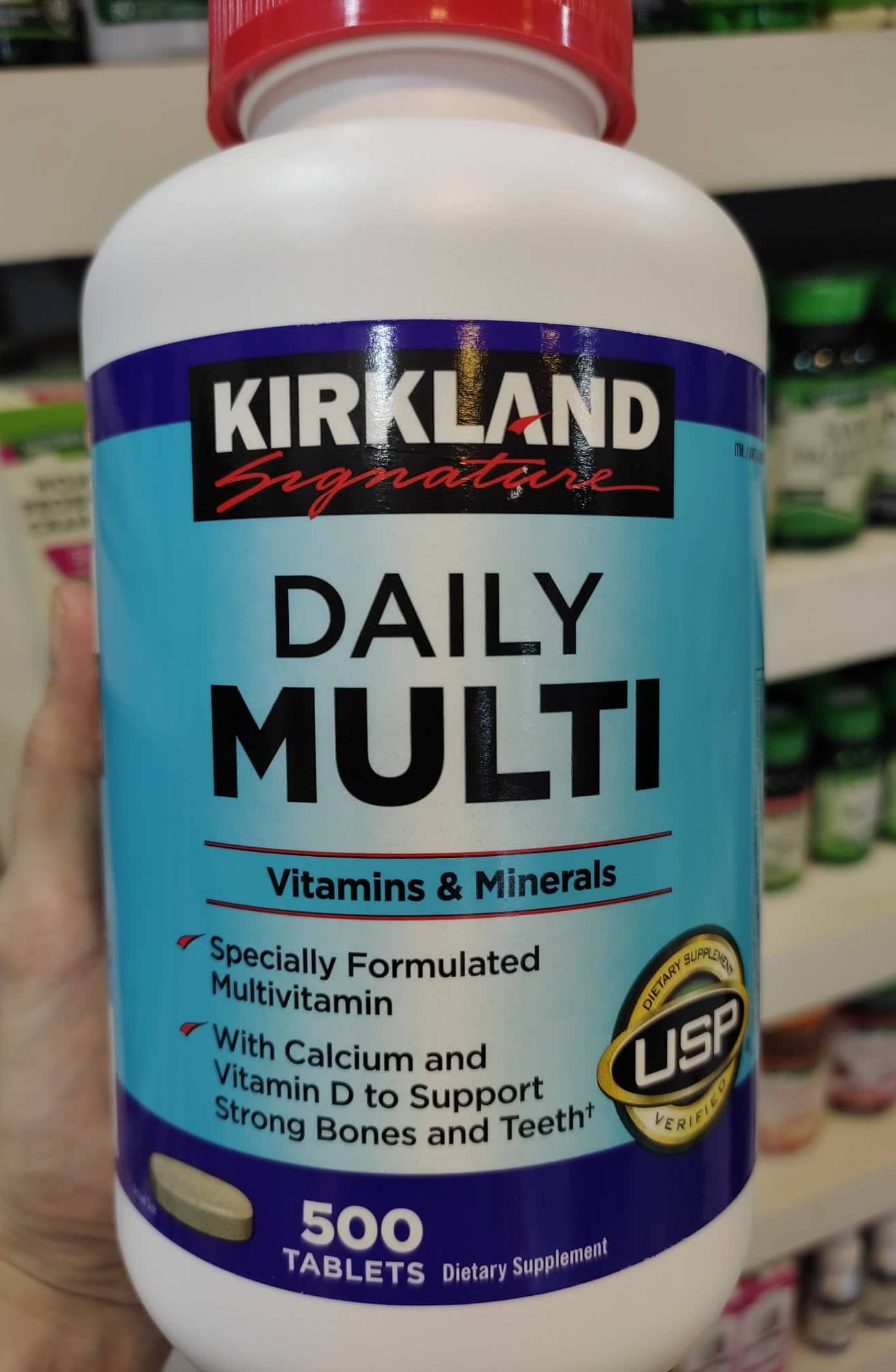 Kirkland Signature Daily Multi Vitamins & Minerals 500 Tablets Lazada PH