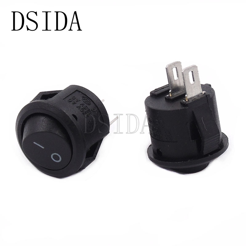 【TopazTrove】10PCS AC Small Round Boat Rocker Switch ON / OFF 16mm ...