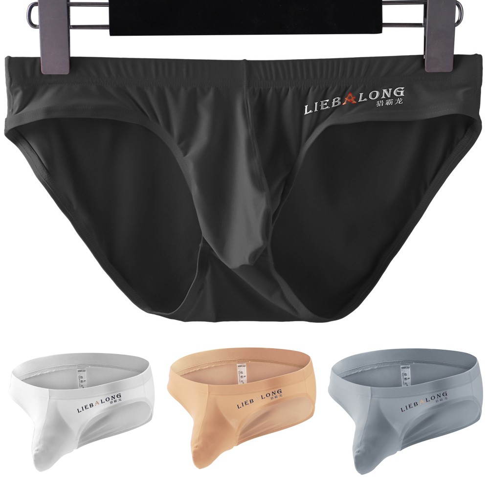 【MR.SHOW】 Underpants Underwear Low Rise Boxer Briefs Seamless Stretchy Breathable