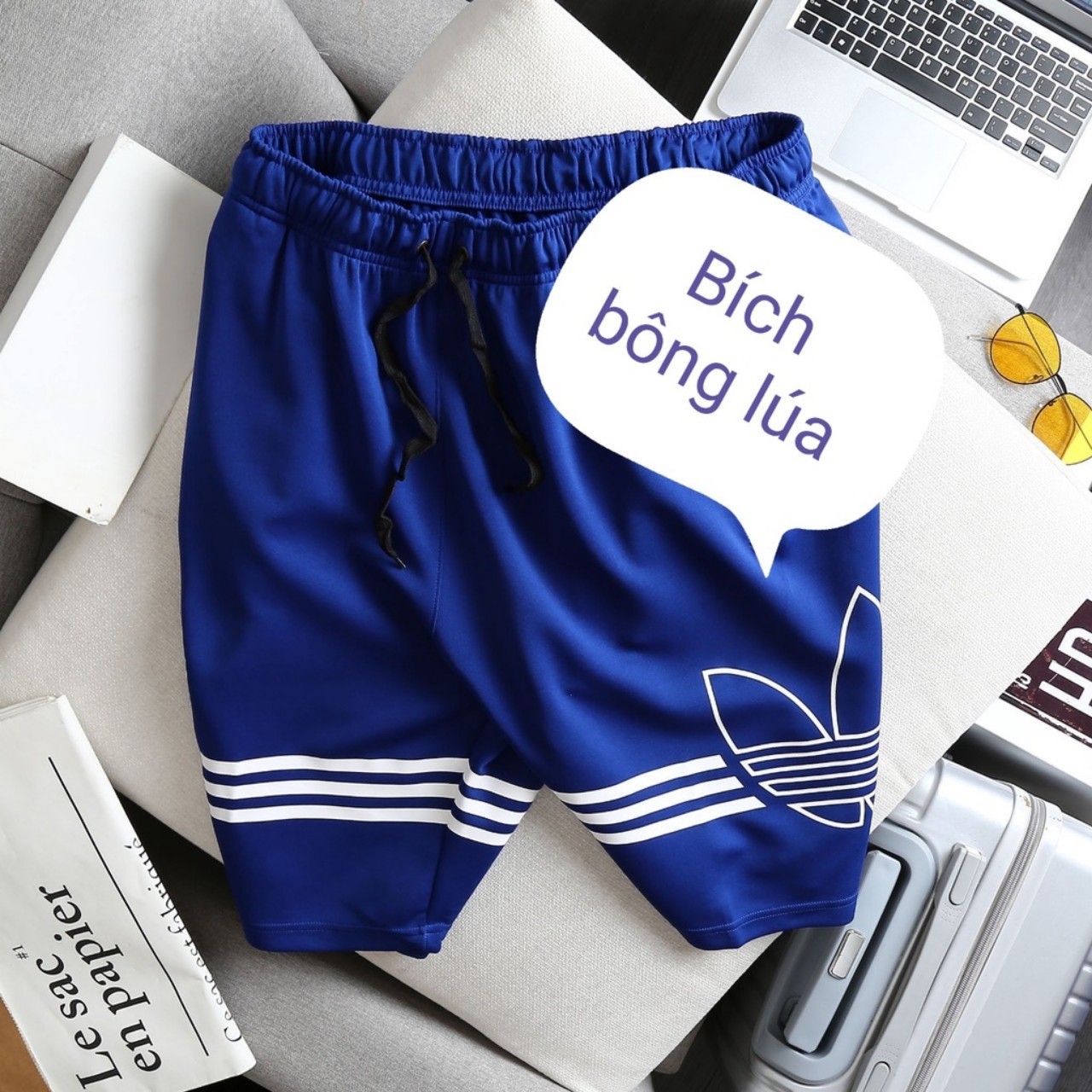 [HCM]Quần short thun bigsize đến 130kg - bông lúa