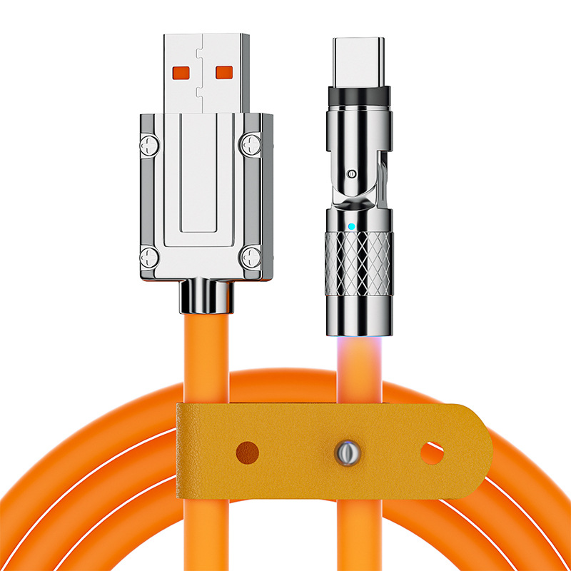 540 ° Rotating Fast Charging Data Cable 100W Hand Game Machine Guest Charging Cable for Huawei 88W6A Super Fast Charging