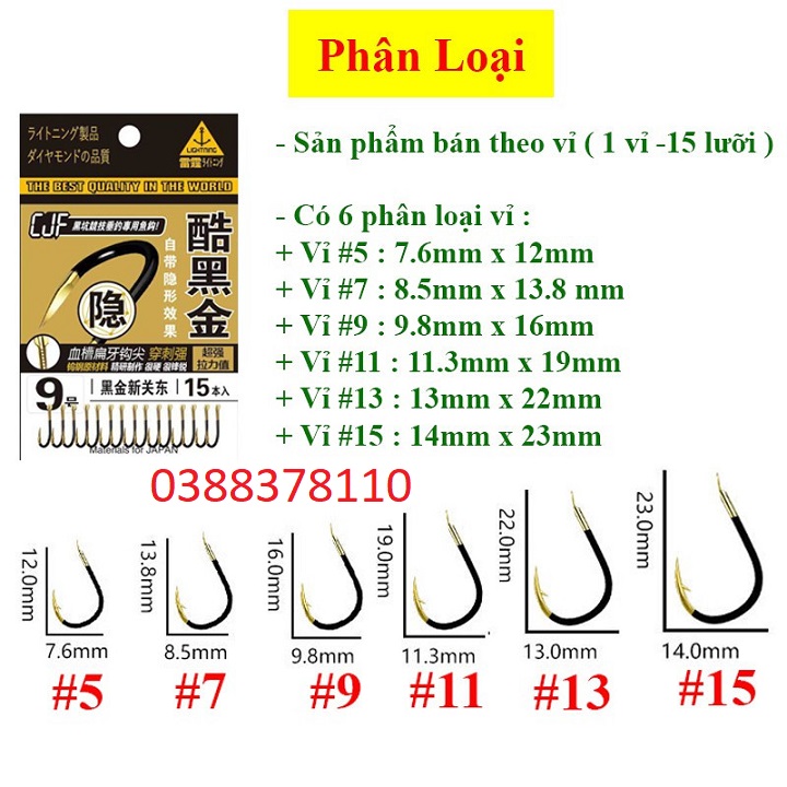 Lưỡi Câu Cá Nhật Bản