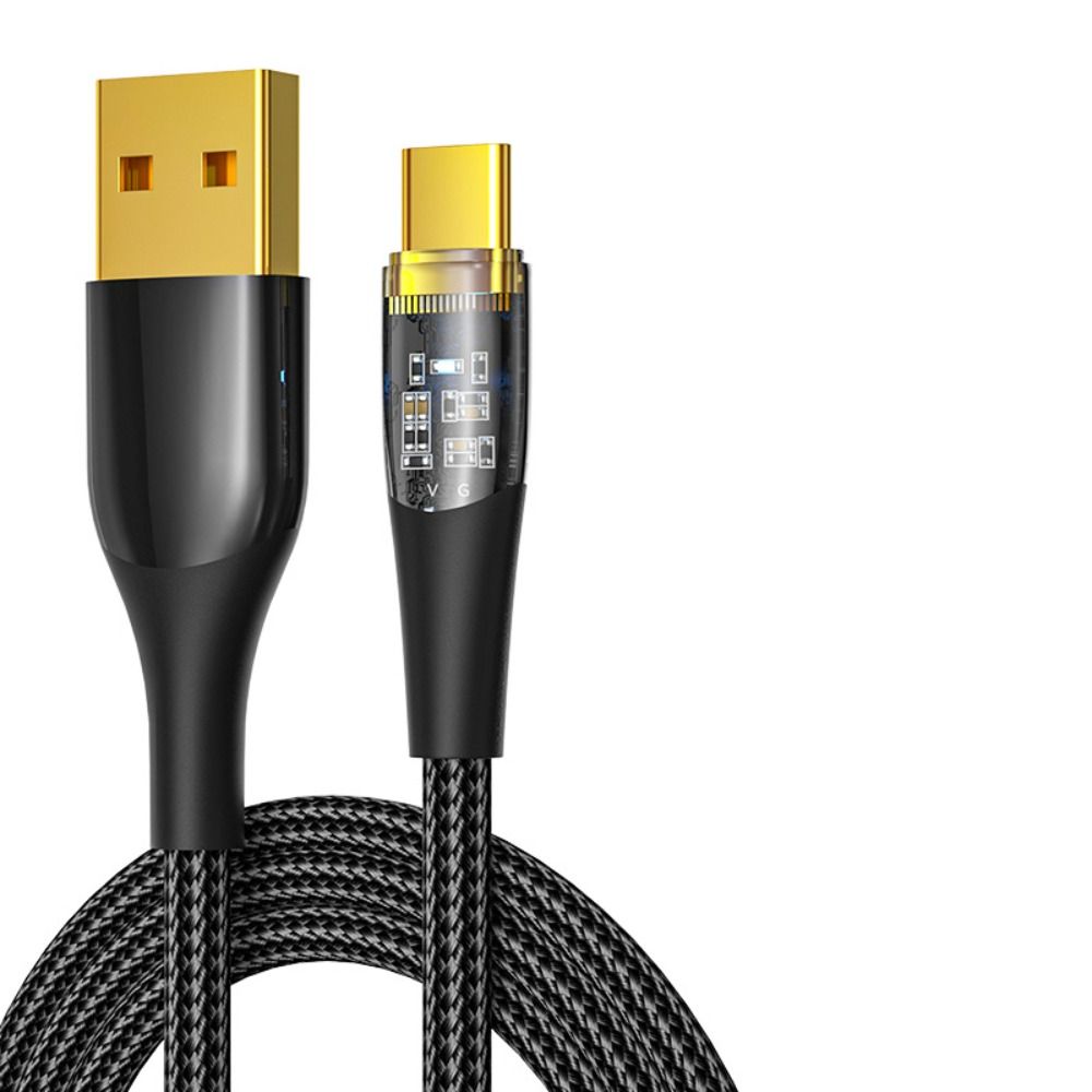 Mnlxm sạc siêu nhanh cáp sạc nhanh 120w 120w 6a loại c dây dữ liệu usb c với đèn led sạc nhanh