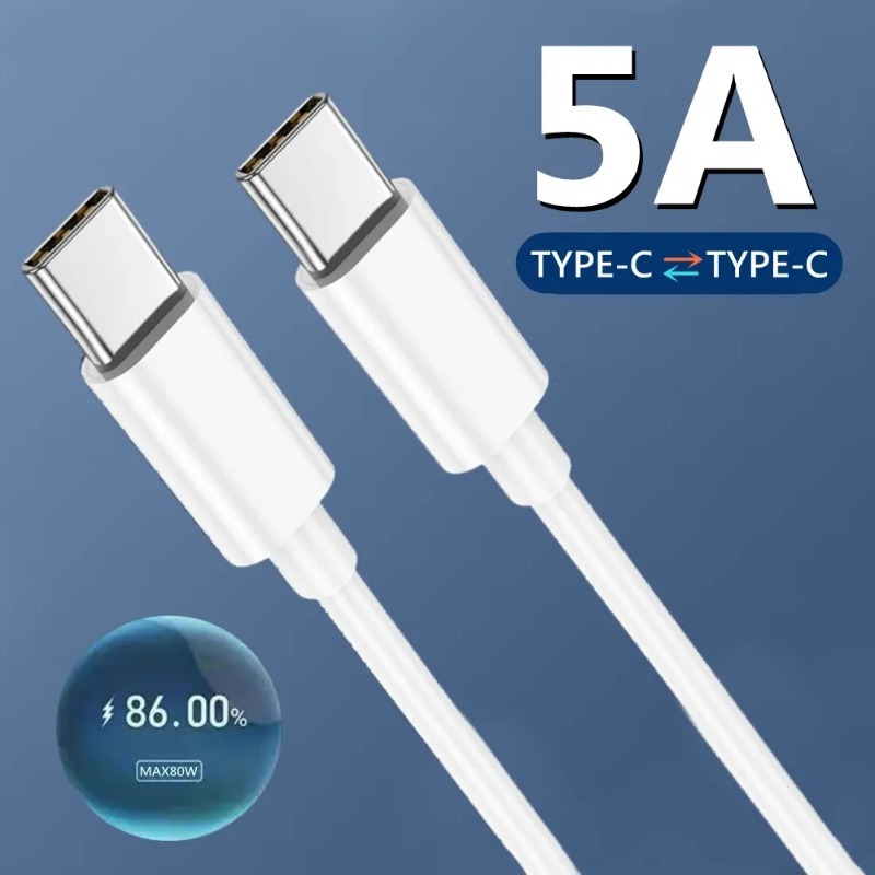 5A 80W dữ liệu Sạc nhanh dòng hai đầu loại C để Loại C dữ liệu cáp cáp cho Huawei Xiaomi sạc iPad Type-C USB C Cáp