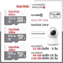 ภาพขนาดย่อของภาพหน้าปกสินค้าSandisk Ultra microSD Card SDXC Class10 ความจุ 64GB ความเร็ว 100MB/s (SDSQUNR-064G-GN3MN) เมมโมรี่ การ์ด แซนดิส ใส่ กล้องวงจรปิด กล้องติดรถยนต์ กล้องหน้ารถ กล้องแอคชั่น จากร้าน Actioncam Thailand บน Lazada ภาพที่ 2