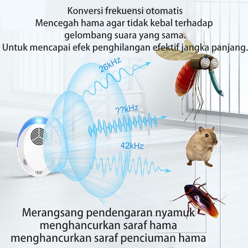 Promo Anti Nyamuk Elektronik Ultrasonic Pest Repeller - Kab. Sleman -  Jogjaled12