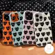 Trend Comme Des Garcons Love Heart Case Compatible for IPhone 16 11 13 14 15 12 Pro Max X XR XS Max 16 14 15 Plus Luxury Soft Tpu Cover. 