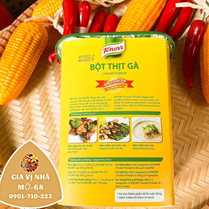 BỘT THỊT GÀ KNORR -100GR-300GR-1KG