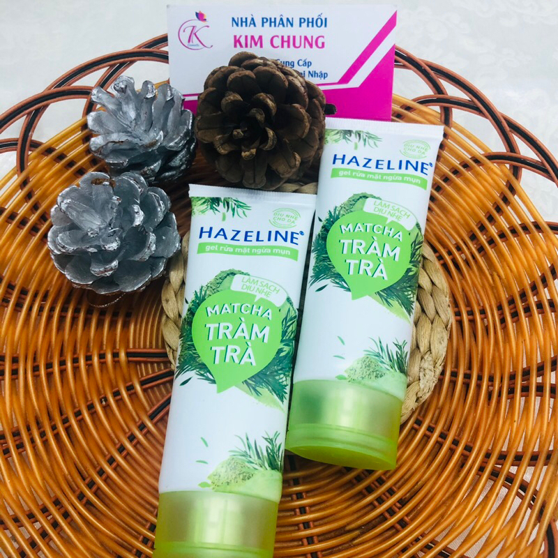 [Mẫu mới] Sữa rửa mặt Hazelin (Nghệ kiwi, Matcha lựu đỏ)