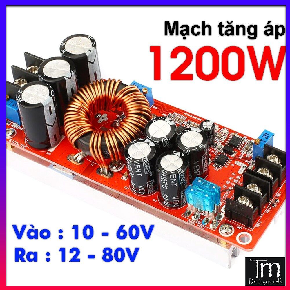 Mạch Tăng Áp Boost 1200W DC-DC 12 - 80VDC