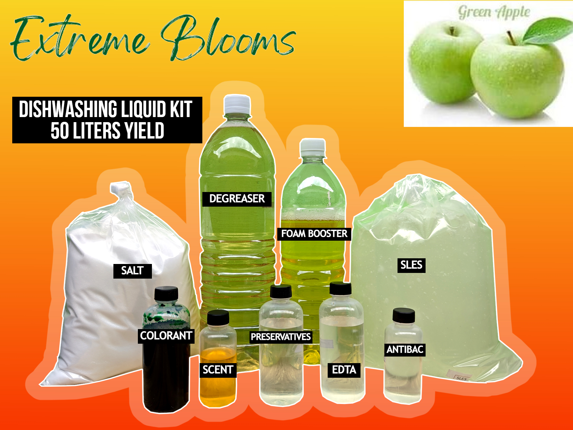 Dishwashing Liquid Kit 50 Liters Yield 9 Components Lazada PH