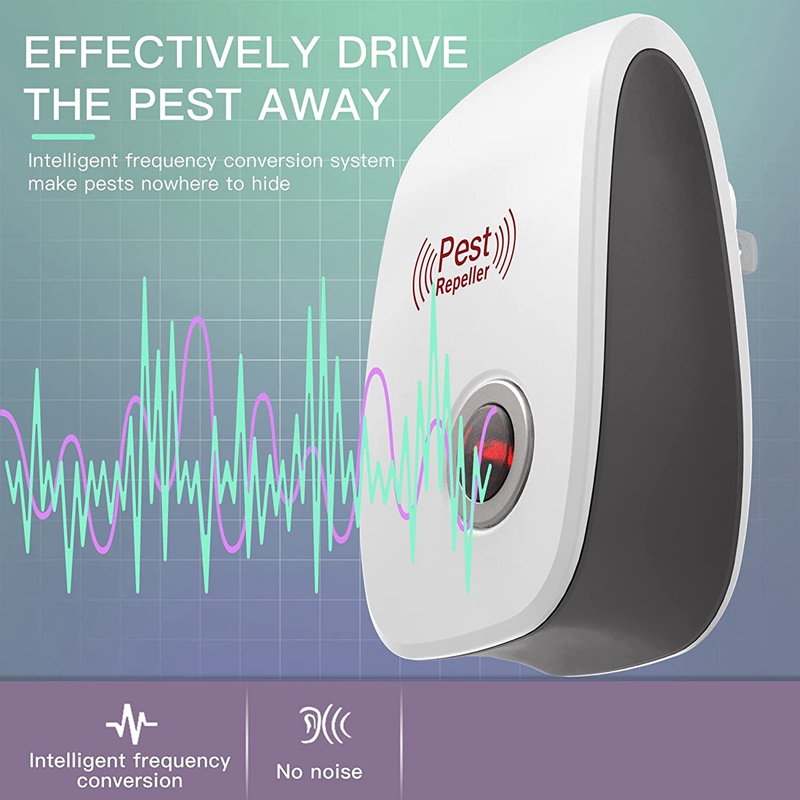 6 Pack Ultrasonic Pest Repeller Electronic Plug in Rodent Mouse Roach