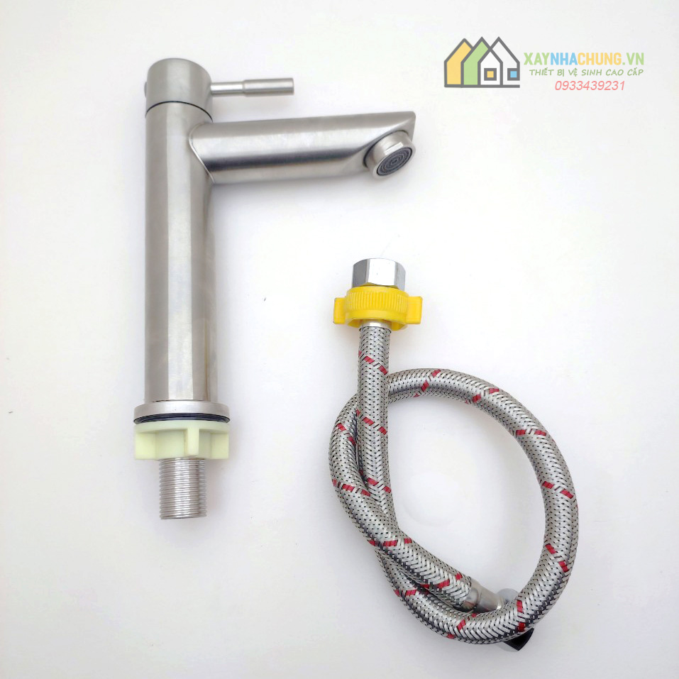 Vòi lavabo inox 304