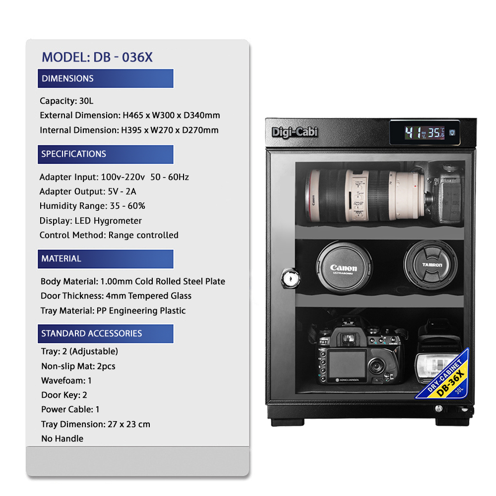 Db 036x 30l Digi Cabi Electronic Dry Cabinet 5 Years Warranty Lazada Singapore