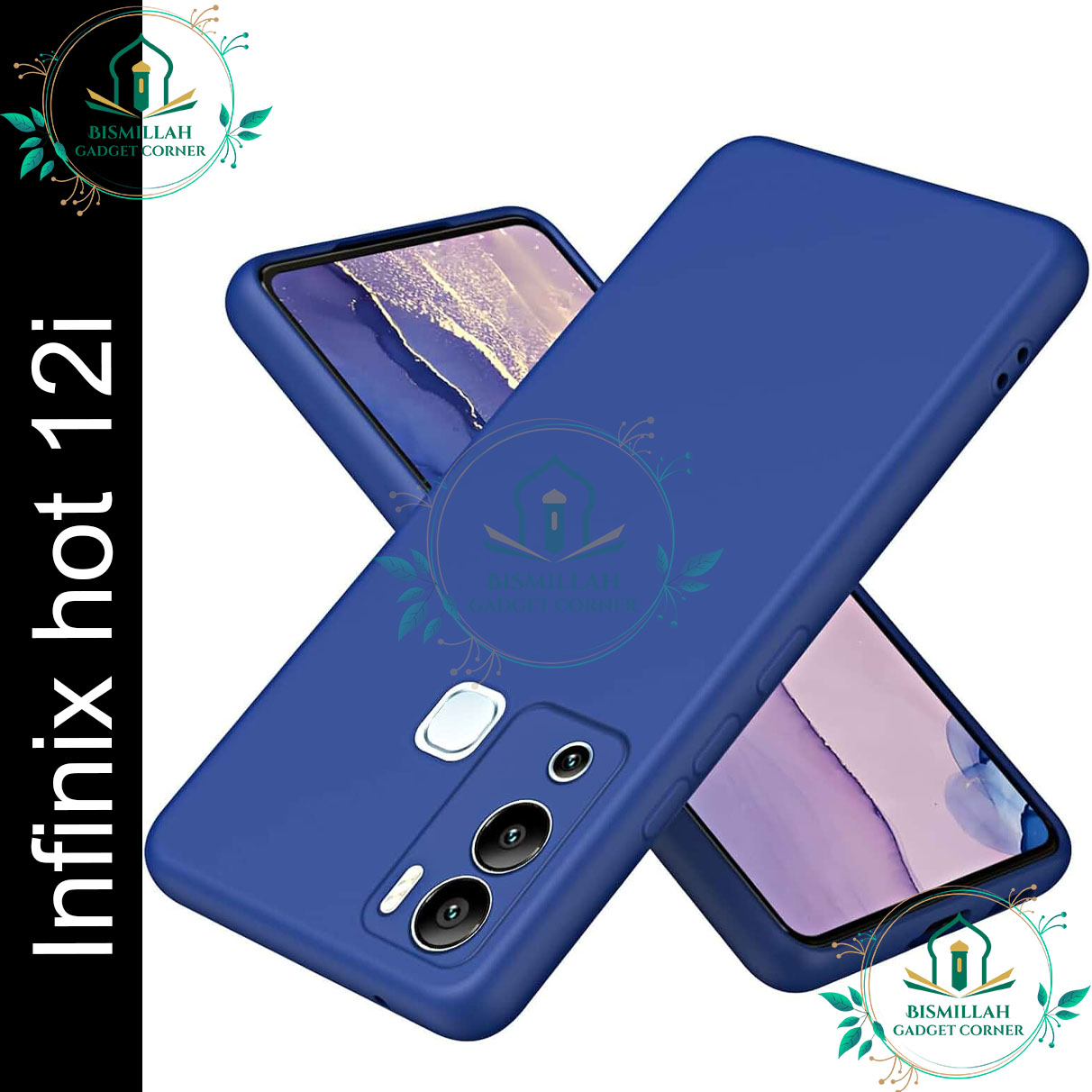 Premium Liquid Silicone Phone case for Infinix Hot 12i Liquid Silicon Mobile Back Case Soft Silicone Phone Cover.