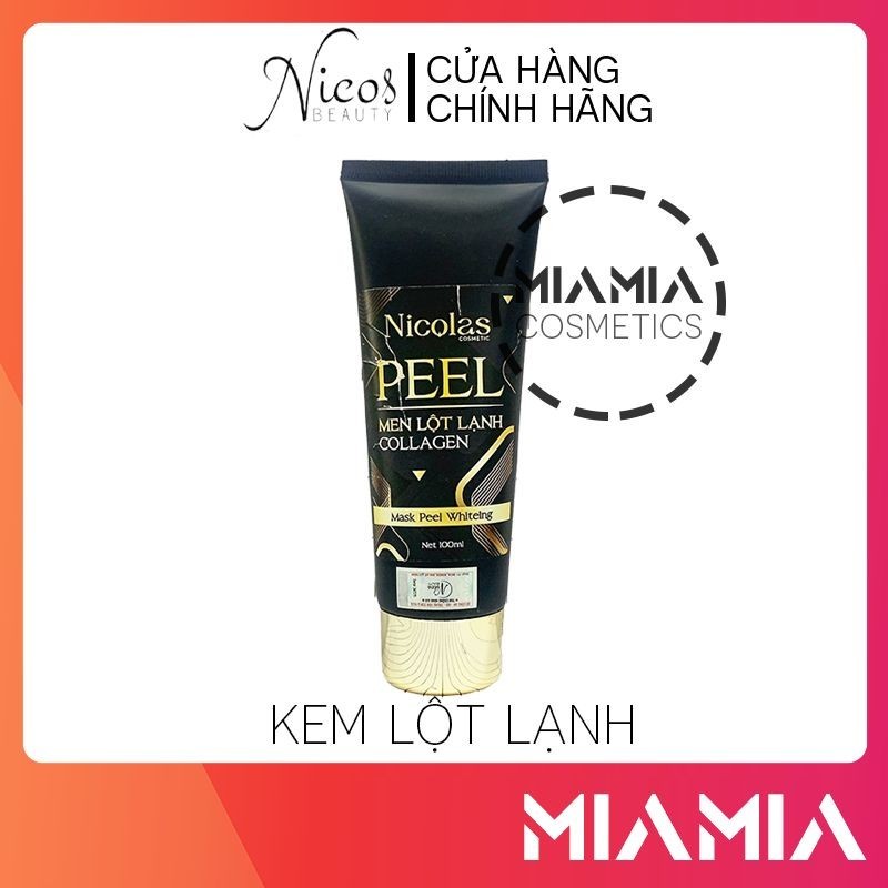 Kem Peel Lột Lạnh Nicolas Cosmetic Chính Hãng - Men Lột Lạnh Collagen Thanh Nhi Nicos