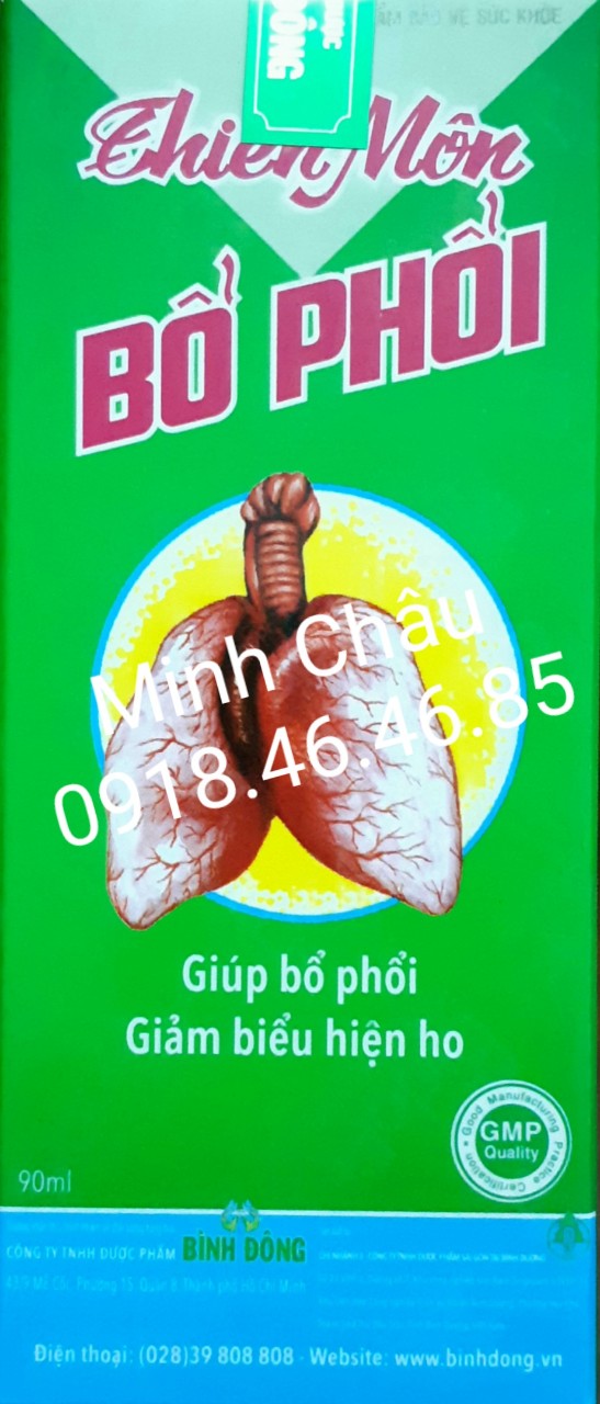 Thiên môn bổ phổi 90ml dành cho trẻ em
