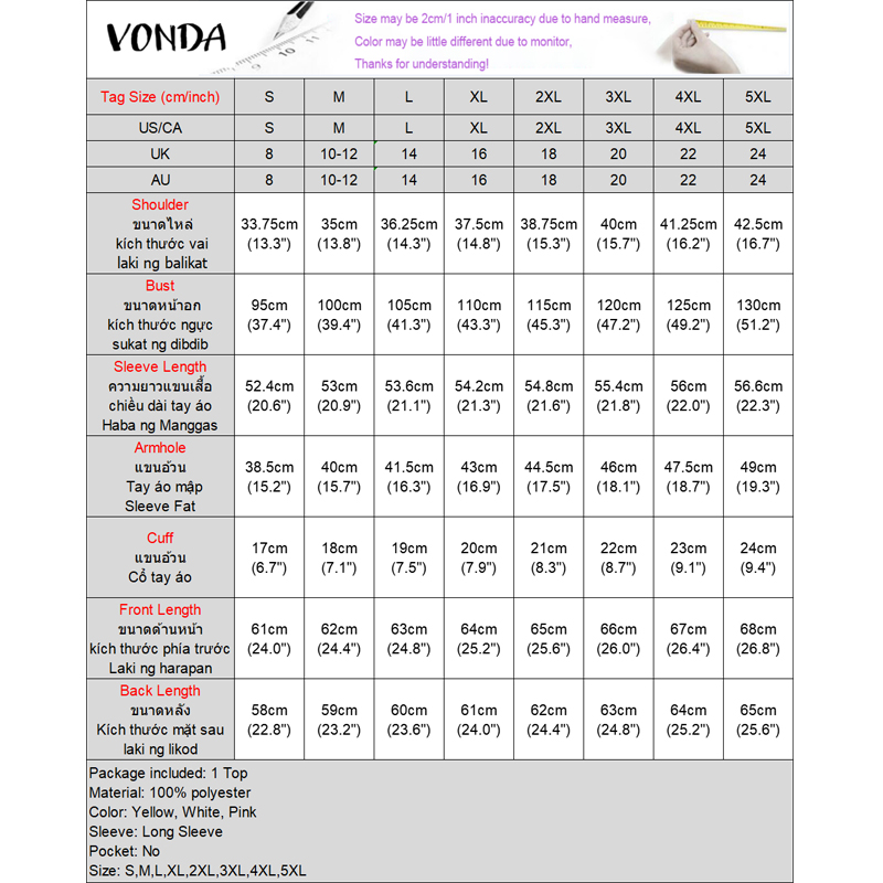 VONDA%20Women%20Korean%20Fashion%20Off%20Shoulder%20Long%20Sleeve%20Blouse%20(Korean%20Causal)%20-%20Image%208