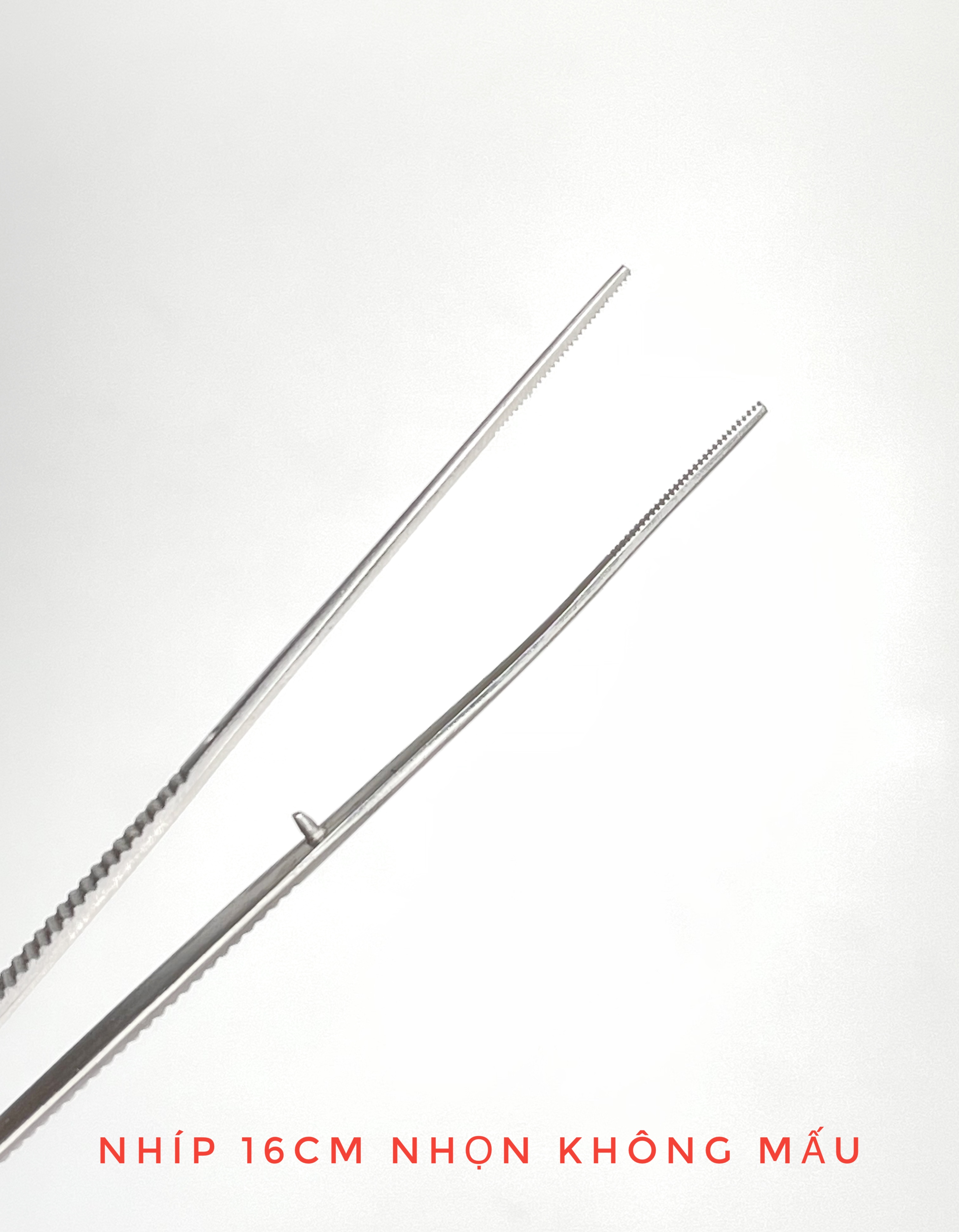 Nhíp nhọn 12.5cm 16cm không mấu